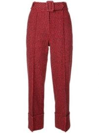 belted waist trousers at Farfetch